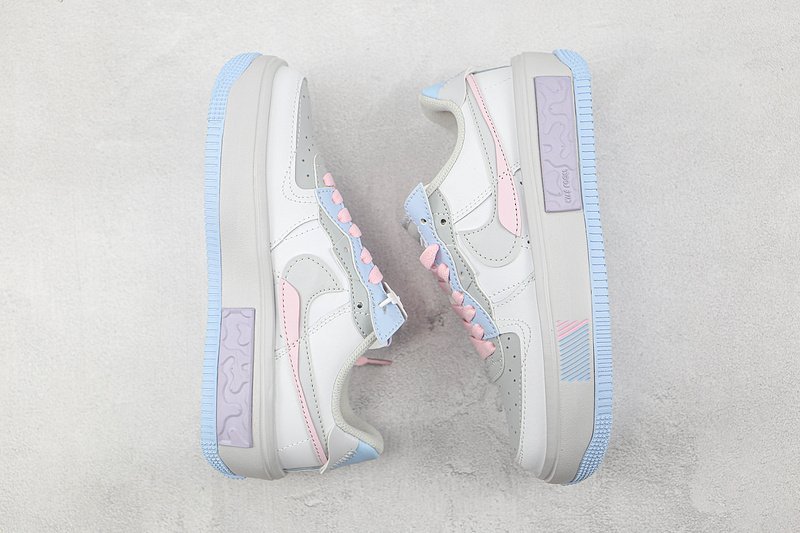Nike Air Force 1 Low "Fontanka Grey/Pink/Purple/Blue" фото № 7