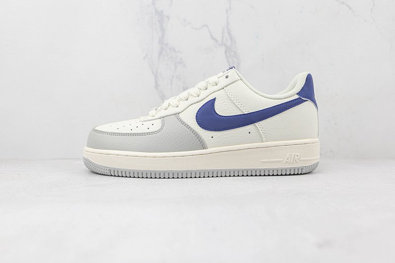 Nike Air Force 1 Low "Beige/Grey/Blue/White" фото № 2