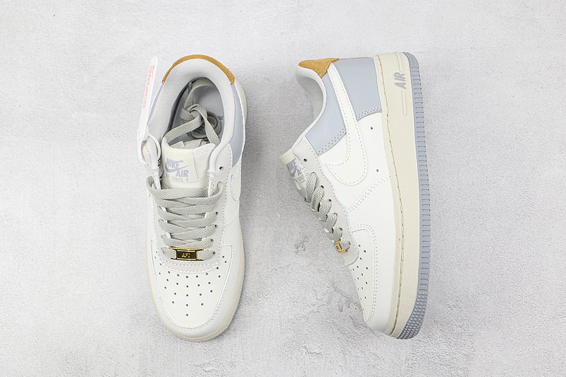 Nike Air Force 1 Low "Wolf Gray/White/Warm Brown" фото № 6
