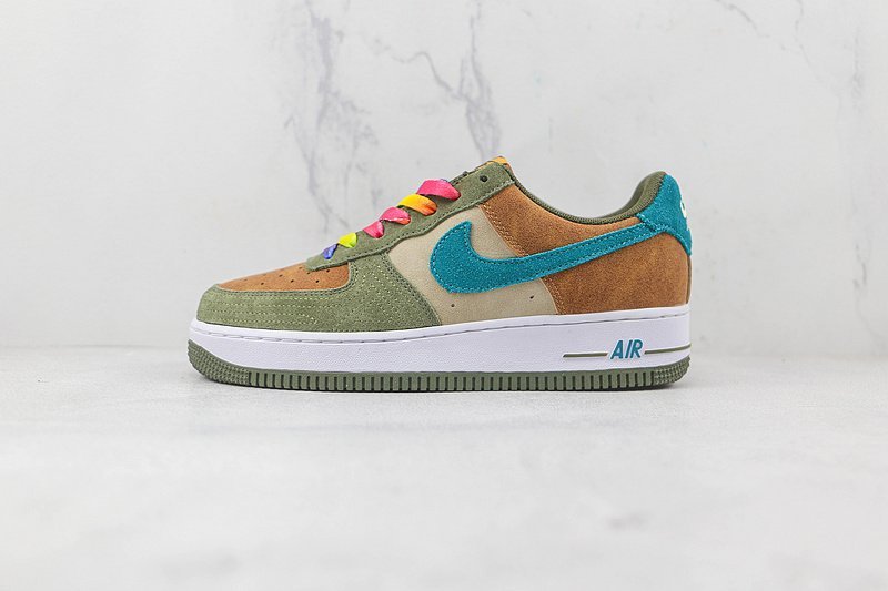 Nike Air Force 1 Low "Toasty Oil Green/Brown/Multi Color" фото № 2