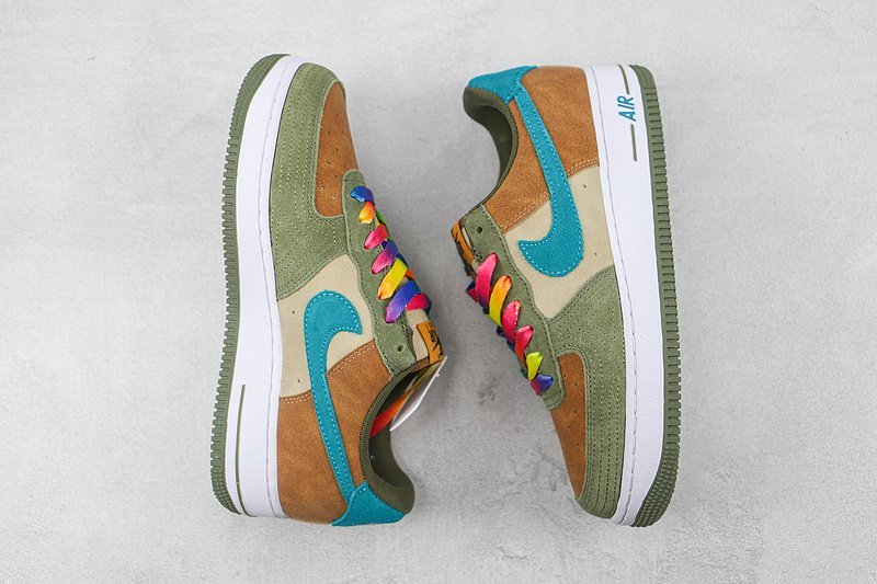 Nike Air Force 1 Low "Toasty Oil Green/Brown/Multi Color" фото № 7