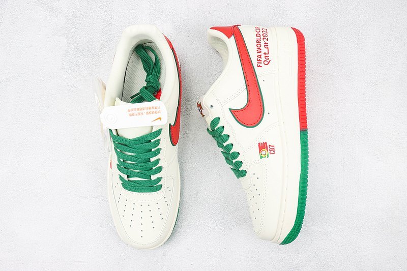 Nike Air Force 1 Low "World Cup 2022 Green/Orange" фото № 7