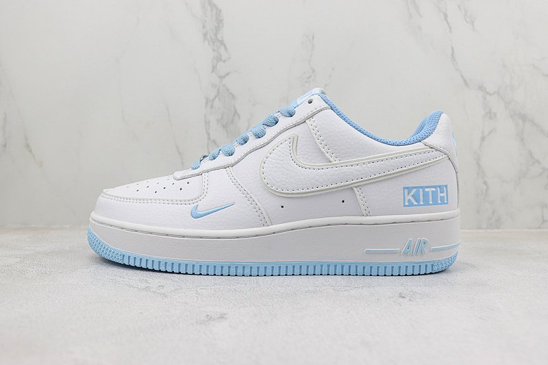 KITH x Nike Air Force 1 Low "Sky Blue/White/UNC" фото № 2