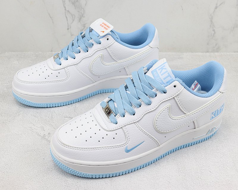 KITH x Nike Air Force 1 Low "Sky Blue/White/UNC" фото № 5