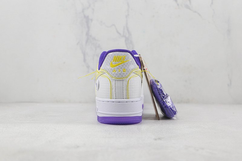 Union x Nike Air Force 1 Low "White/Court Purple/Yellow" фото № 9