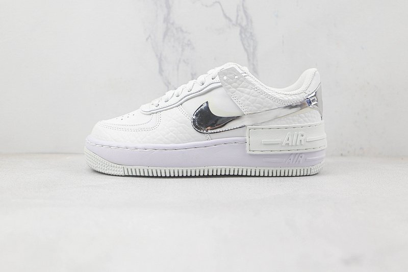 Nike Air Force 1 Low "Liquid Metal Silver" фото № 2