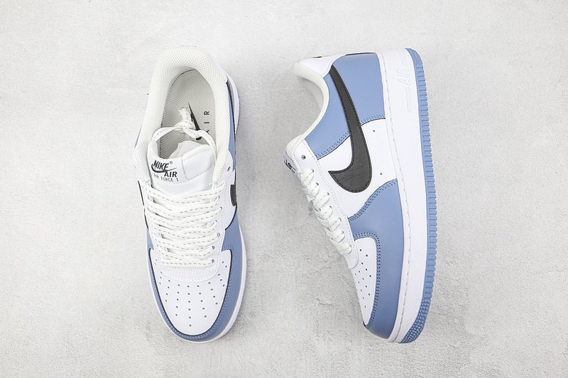 Nike Air Force 1 07 Low "White/Sky Blue" фото № 7