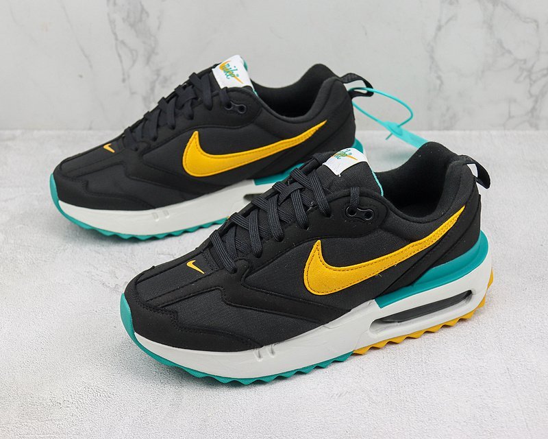 Nike Air Max Dawn "Black/Sulfur/Azure" фото № 5