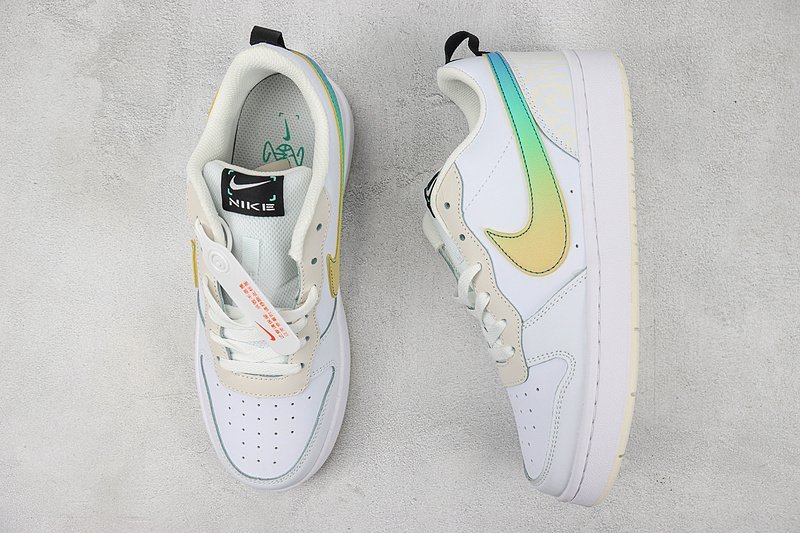 Nike Court Borough Low 2 "White/Gradient" фото № 6