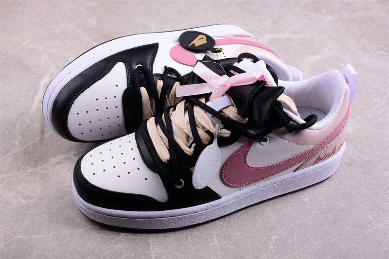 Nike Court Borough Low Recraft GS "Honeydew Pink Ultramarine" фото № 6