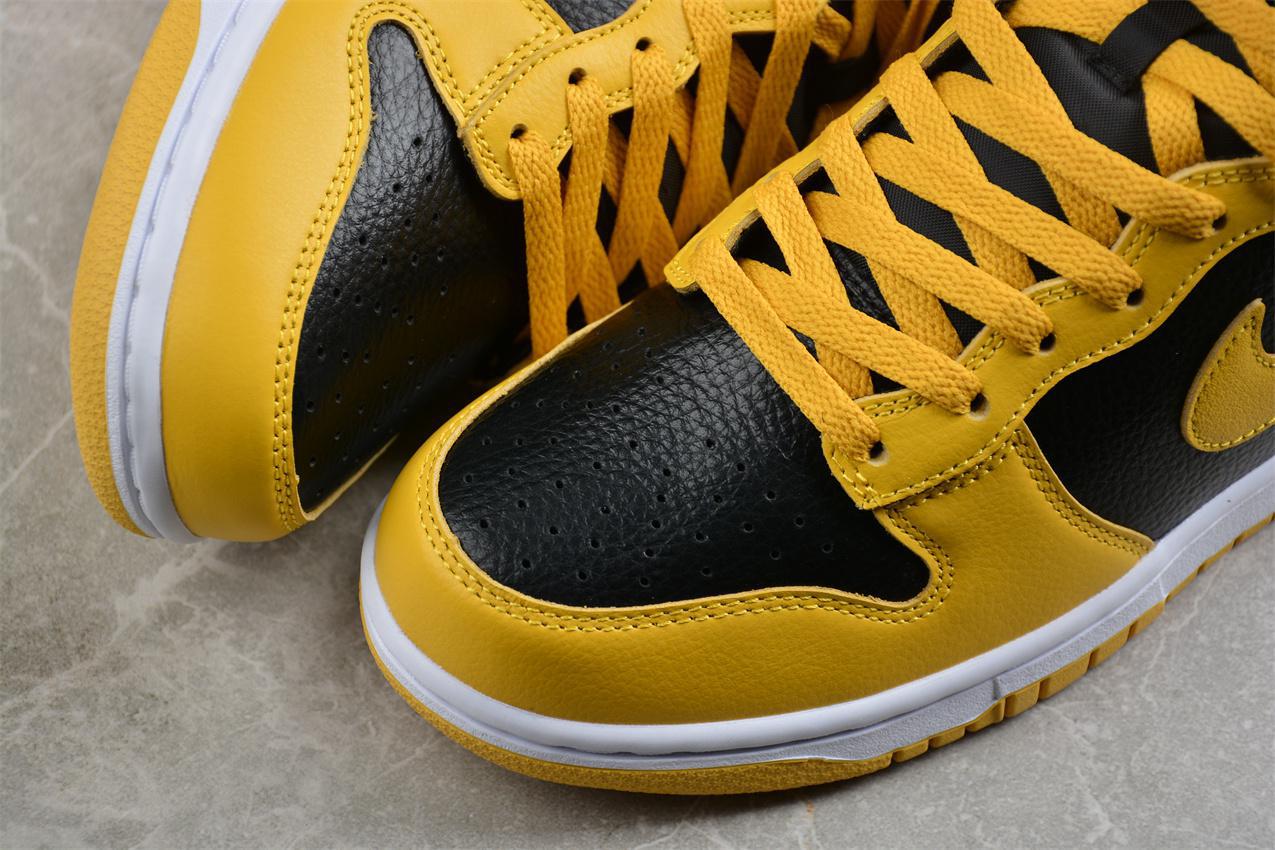 Wu-Tang Clan x Nike Dunk High Retro "Black/Yellow" фото № 7