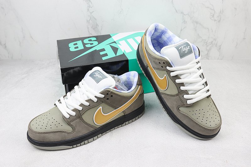 Tagz Footwear x Nike Dunk Low "Grey Lobster" фото № 7