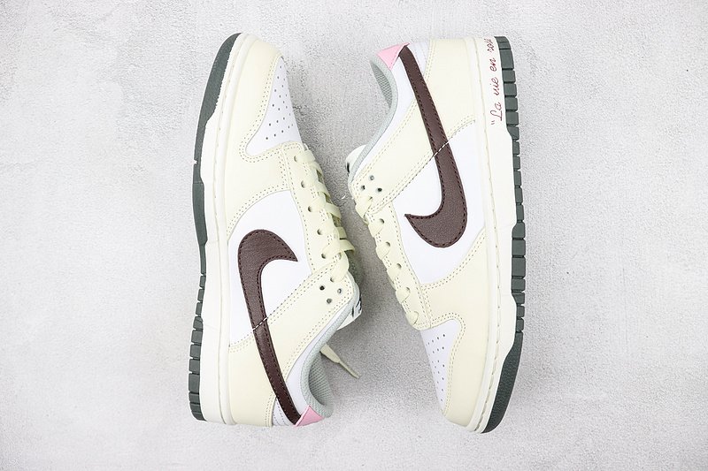 Nike Dunk Low "Light Yellow/White" фото № 7