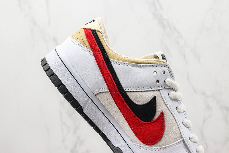 Nike Dunk Low 85 Double Swoosh "White/Light Yellow" фото № 4