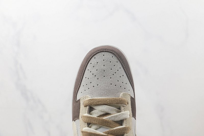 Nike Dunk Low SE 85 Double Swoosh "Grey/Brown/Orange" фото № 3