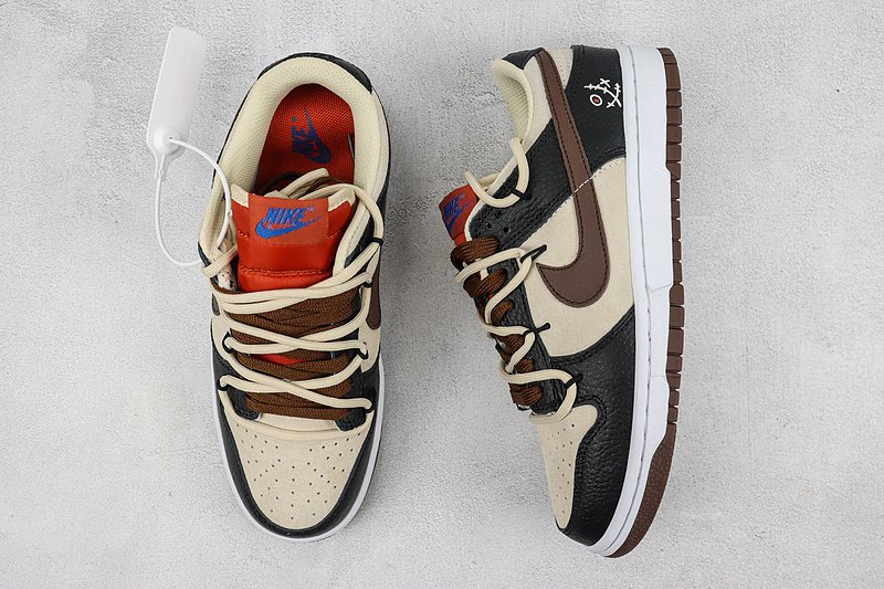 Nike Dunk Low "Brown, Black, Сoconut milk" фото № 6