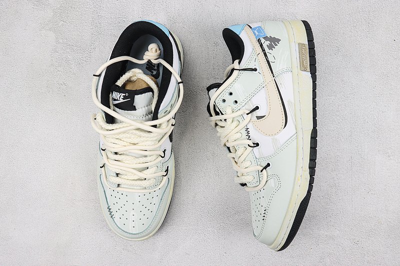 Nike Dunk Low "Grey/White" фото № 6