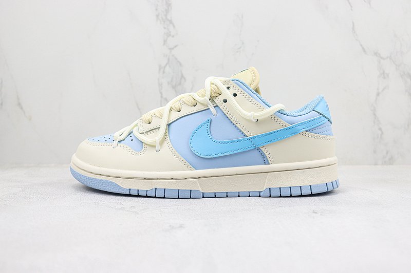 Nike SB Dunk Low "White/Blue" фото № 2