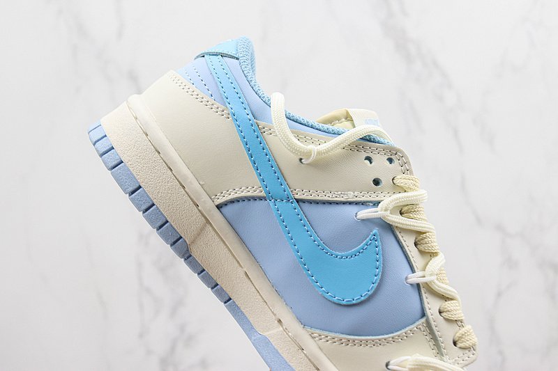 Nike SB Dunk Low "White/Blue" фото № 4