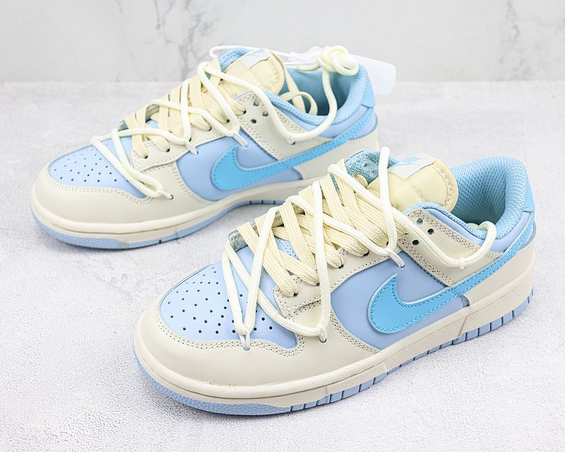 Nike SB Dunk Low "White/Blue" фото № 5