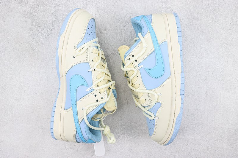 Nike SB Dunk Low "White/Blue" фото № 7