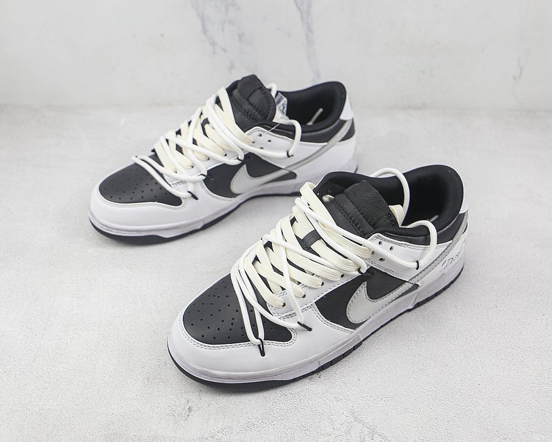 Nike SB Dunk Low Retro XD "Black/White/Silver" фото № 5