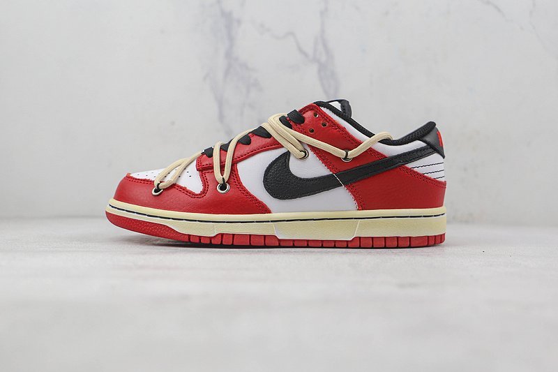 Nike Dunk Low Retro Chicago "Red/White/Black" фото № 2