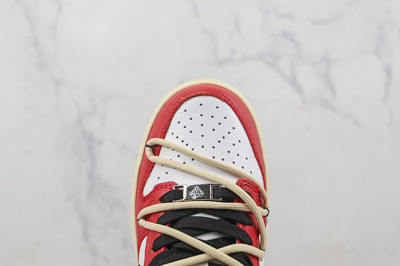 Nike Dunk Low Retro Chicago "Red/White/Black" фото № 3