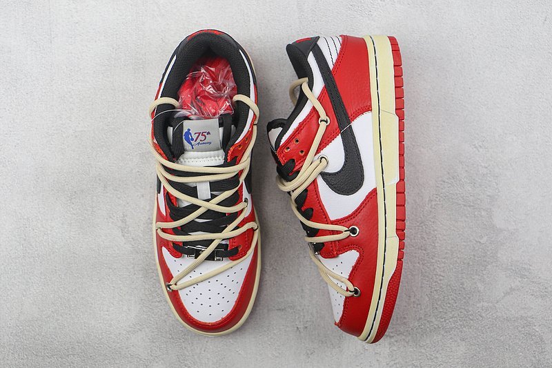 Nike Dunk Low Retro Chicago "Red/White/Black" фото № 6