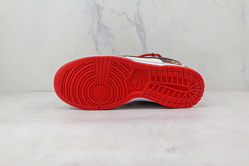 Nike SB Dunk Low Retro XD "Black/White/Red" фото № 9