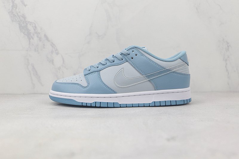 Nike Dunk Low GS "Clear Blue Swoosh" фото № 2