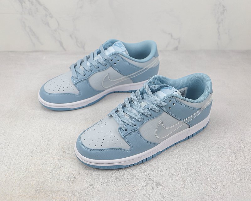 Nike Dunk Low GS "Clear Blue Swoosh" фото № 5