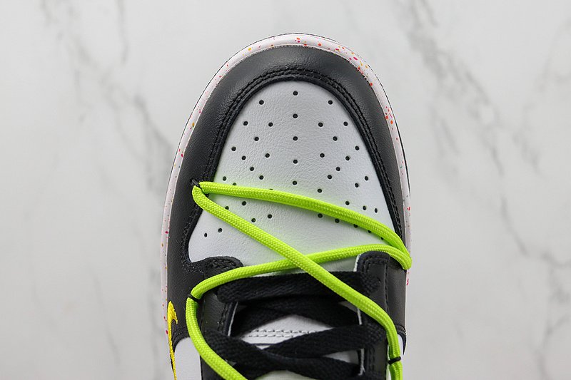 Nike SB Dunk Low Shooshes "Black/White/Green" фото № 3