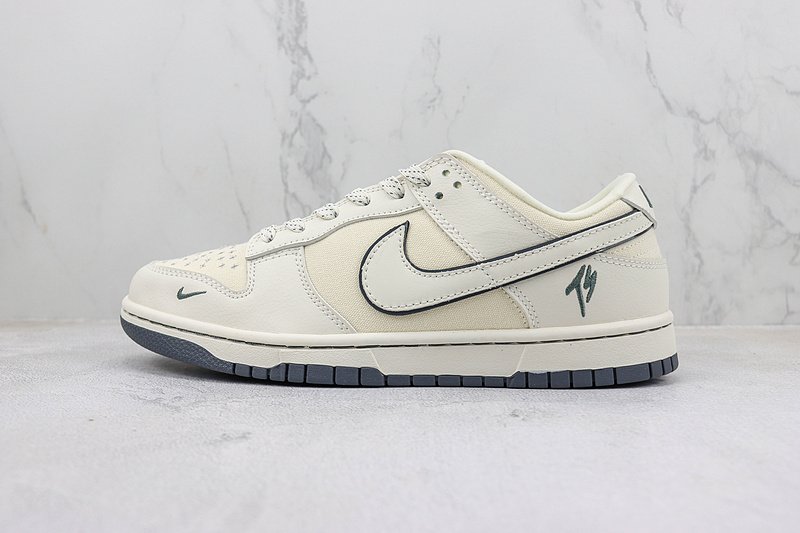 Nike SB Dunk Low "TS Sail Grey/White" фото № 2