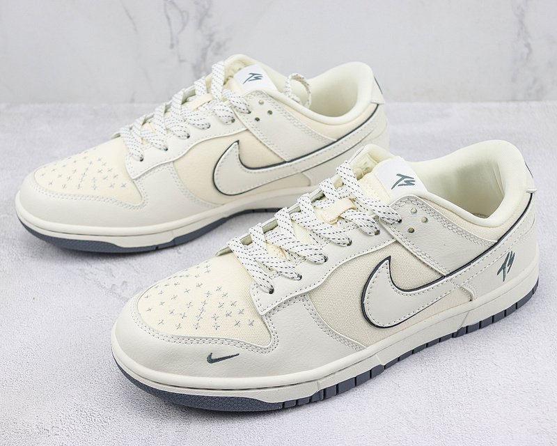 Nike SB Dunk Low "TS Sail Grey/White" фото № 5