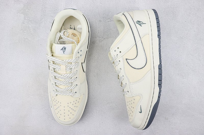 Nike SB Dunk Low "TS Sail Grey/White" фото № 7