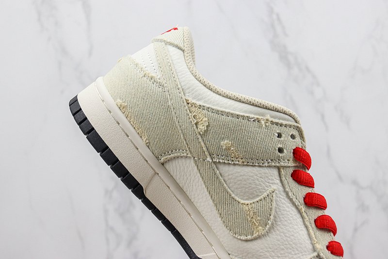 Levi's x Nike Dunk Low "Stitching Beige" фото № 3