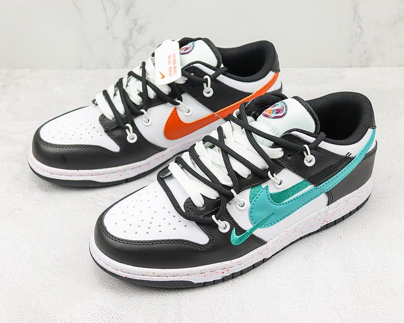 Nike Dunk Low Multi Swoosh "Blue/Black" фото № 5