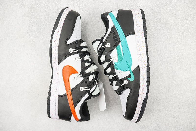 Nike Dunk Low Multi Swoosh "Blue/Black" фото № 7