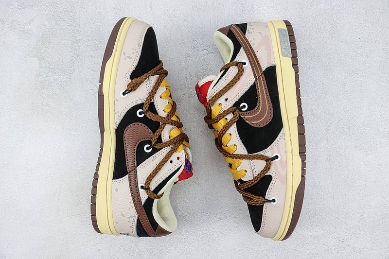 Nike Dunk Low "Brown/Cacao/Black" фото № 7