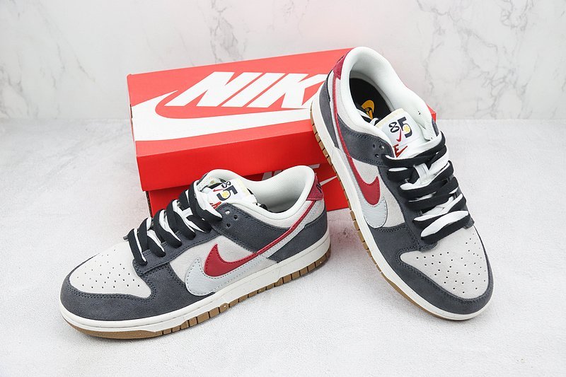 Nike Dunk Low "Dark Red/Dark Grey" фото № 7