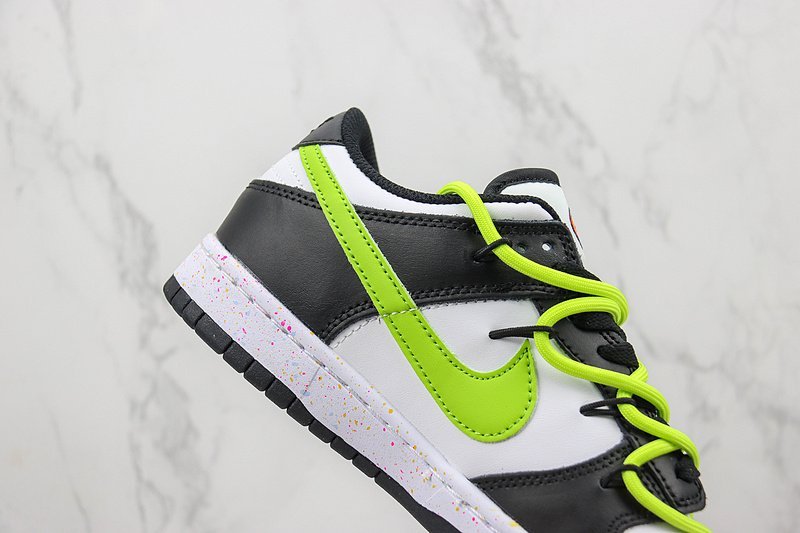 Nike Dunk Low Custom "Multiple Swooshes/Green" фото № 3