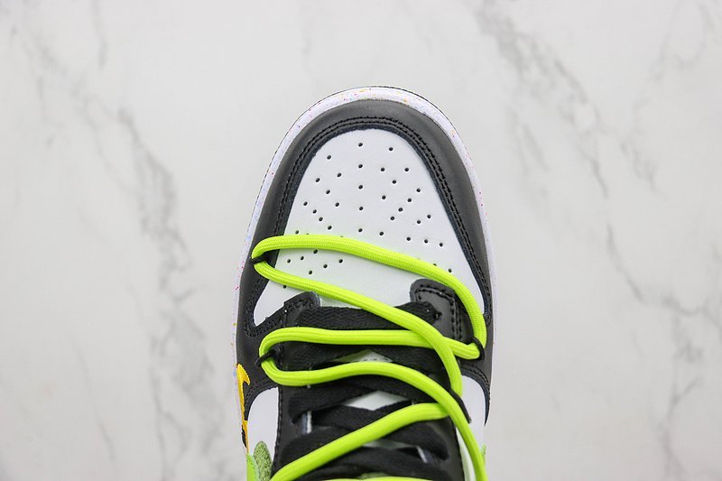 Nike Dunk Low Custom "Multiple Swooshes/Green" фото № 4