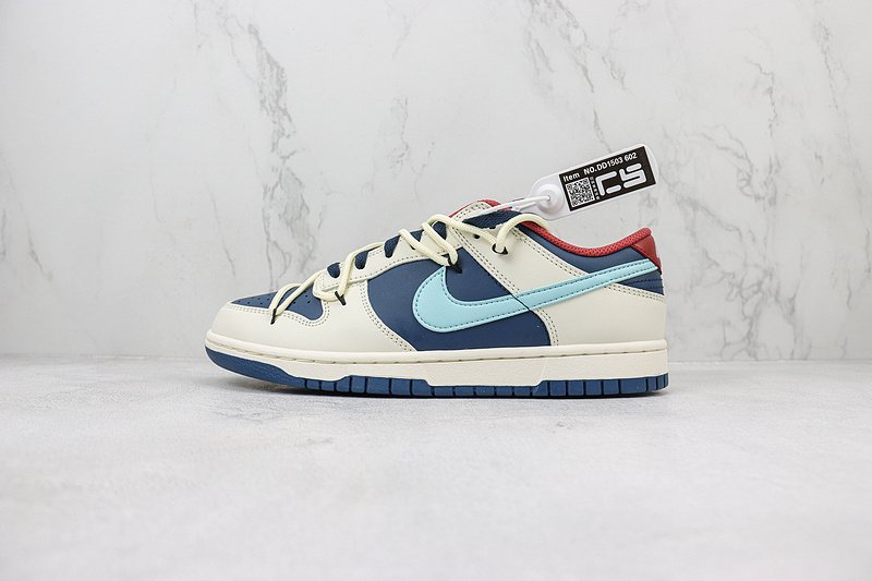 Nike Dunk Low Custom "Canyon Rust/White-Valerian Blue" фото № 2