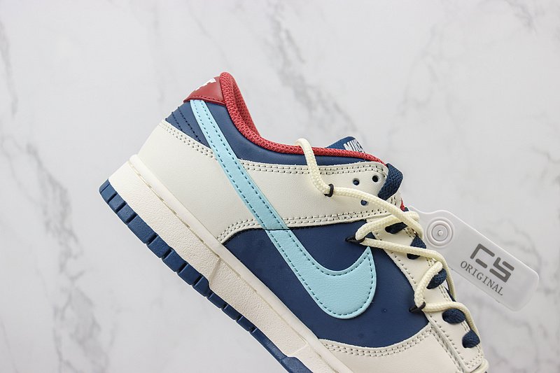 Nike Dunk Low Custom "Canyon Rust/White-Valerian Blue" фото № 3