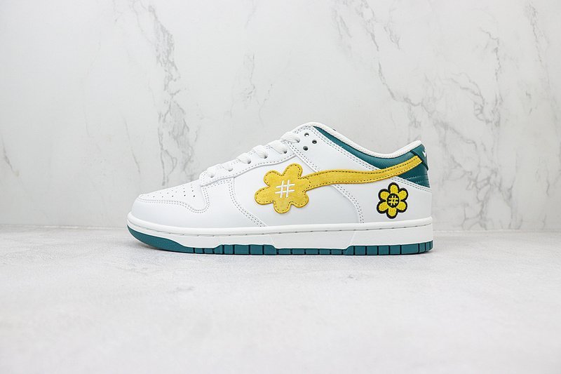 Nike Dunk Low "Water The Plant/White/Yellow" фото № 2