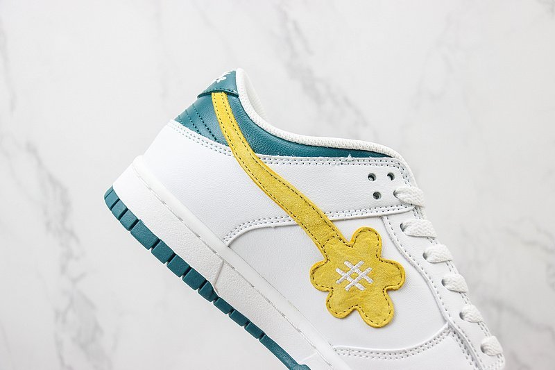 Nike Dunk Low "Water The Plant/White/Yellow" фото № 3