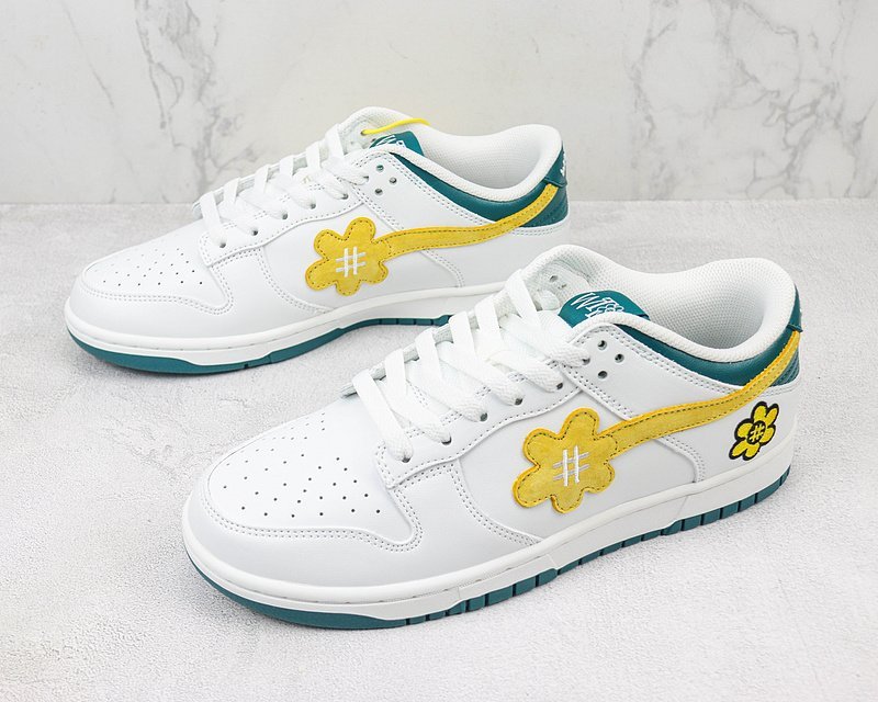 Nike Dunk Low "Water The Plant/White/Yellow" фото № 5