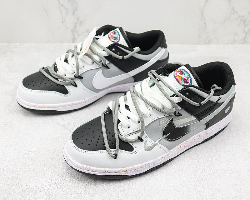Nike Dunk Low Multi Swoosh «Triple color» фото № 5