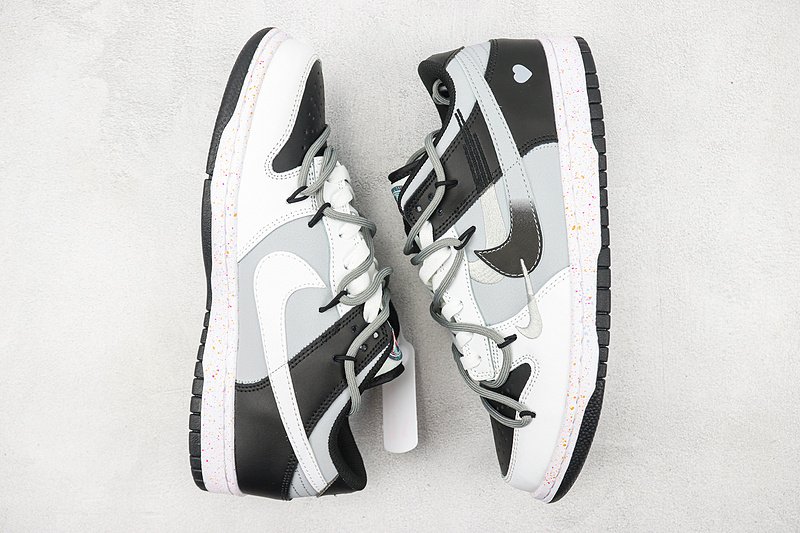 Nike Dunk Low Multi Swoosh «Triple color» фото № 7